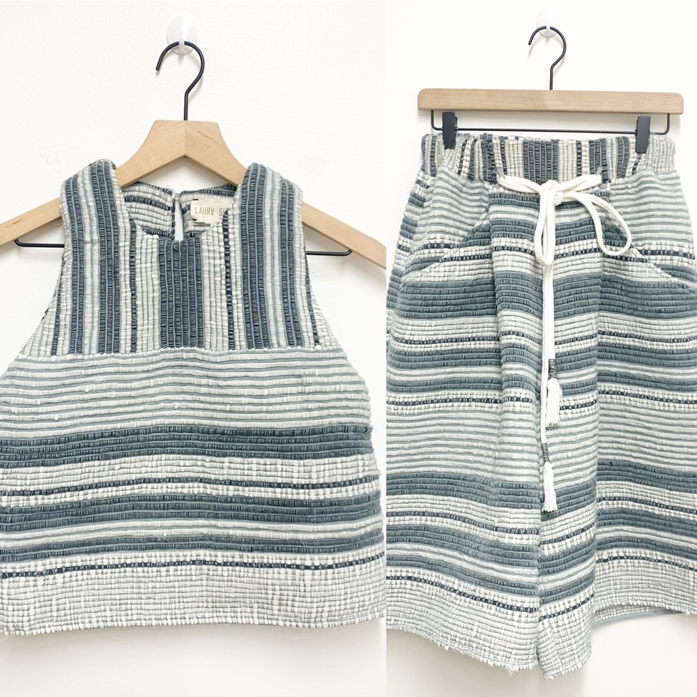 Anthropologie by Laura Siegel Textured Knit Two Piece Set